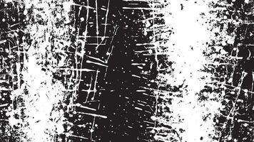 Black Grunge Effect Texture on White Background for Overlays vector