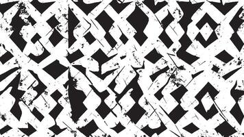 Black Grunge Texture on White Background for Backgrounds and Overlays vector
