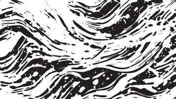 Black Grunge Texture on White Background for Backgrounds and Overlays vector