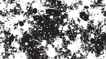 Black Grunge Effect Texture on White Background for Overlays vector