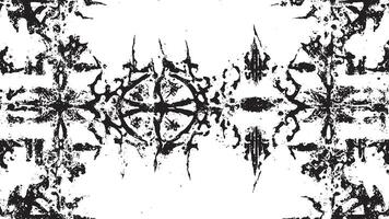 Monochrome Black Grunge Overlay Texture for Background Design vector