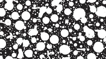 Black Grunge Effect Texture on White Background for Overlays vector