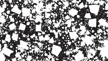Black Grunge Effect Texture on White Background for Overlays vector