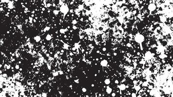 Black Grunge Effect Texture on White Background for Overlays vector