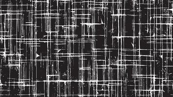 Black Grunge Texture on White Background for Backgrounds and Overlays vector