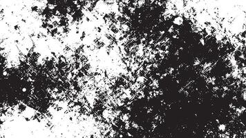 Monochrome Black Grunge Overlay Texture for Background Design vector