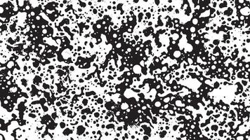 Black Grunge Texture on White Background for Backgrounds and Overlays vector