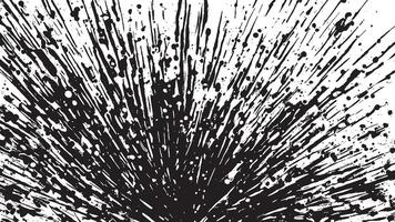 Black Grunge Texture on White Background for Backgrounds and Overlays vector