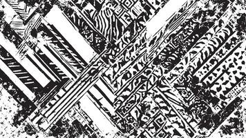Monochrome Black Grunge Overlay Texture for Background Design vector