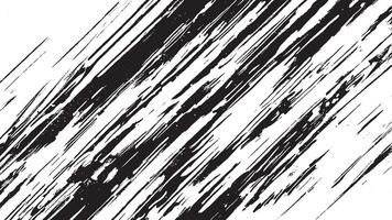Black Grunge Effect Texture on White Background for Overlays vector