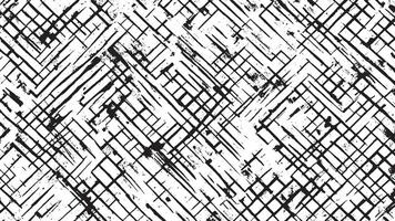 Black Grunge Texture on White Background for Backgrounds and Overlays vector