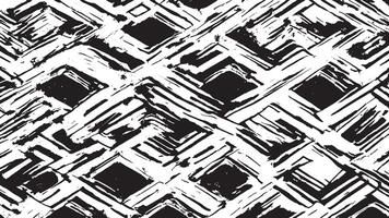 Black Grunge Effect Texture on White Background for Overlays vector