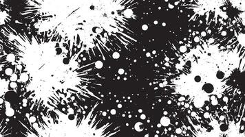 Black Grunge Effect Texture on White Background for Overlays vector