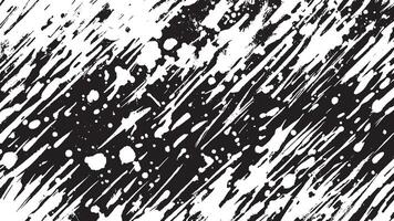 Black Grunge Texture on White Background for Backgrounds and Overlays vector