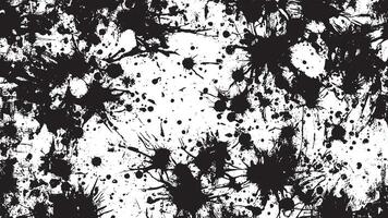 Abstract Black Grunge Texture on White Background for Overlay Designs vector