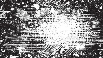 Black Grunge Effect on White Background for Textural Backgrounds vector