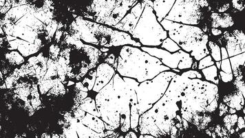 Black Grunge Effect on White Background for Textural Backgrounds vector