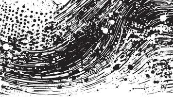 Illustration for Background Texture with Black Grunge Effect vector