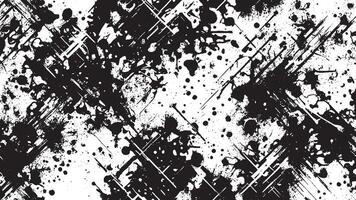 Black Grunge Effect on White Background for Textural Backgrounds vector