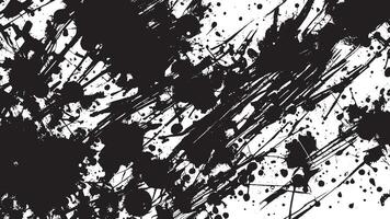 Black Grunge Effect on White Background for Textural Backgrounds vector
