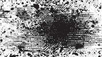 Illustration for Background Texture with Black Grunge Effect vector
