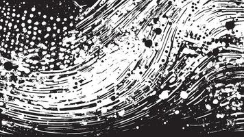 Black Grunge Effect on White Background for Textural Backgrounds vector
