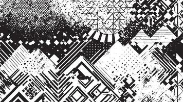 High-Resolution Black Grunge Style Art Overlay Texture for Backgrounds vector