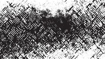 Black Monochrome Grunge Style Art Overlay Texture for Background vector