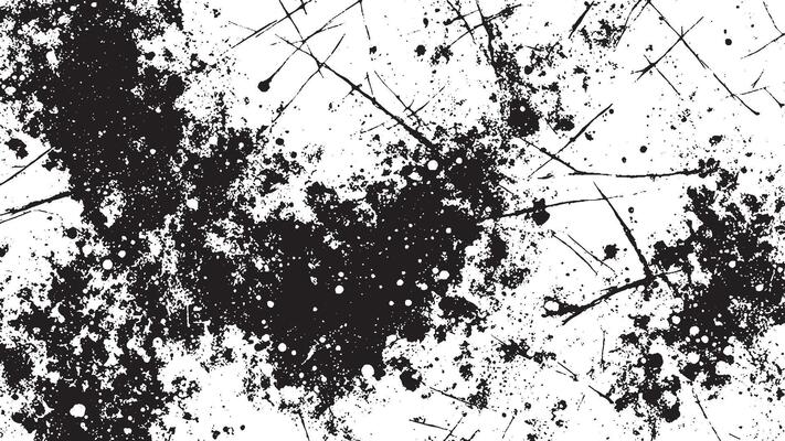 Illustration for Background Texture with Black Grunge Effect