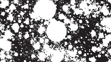 Black Monochrome Grunge Style Art Overlay Texture for Background vector