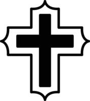 cross in line icon style vector