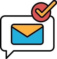 black and white image of a check mark on a white background vector