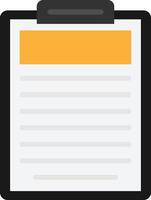 Clipboard Document List vector