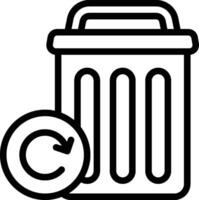 Recycle Bin Icon. Waste Sorting Bin Icon vector