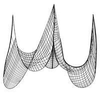 Decorative Fish Net Wall Hanging Party, Fish Net vector