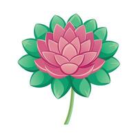 Beautiful Flower Minimalist Floral Illustration vector