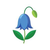 Beautiful Flower Minimalist Floral Illustration vector