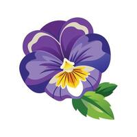 Beautiful Flower Minimalist Floral Illustration vector