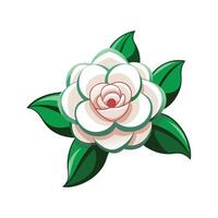 Beautiful Flower Minimalist Floral Illustration vector