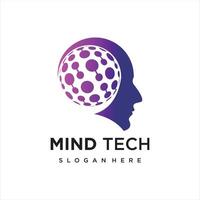 Artificial Intelligence modern Logo Design vector