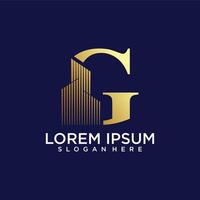 initial monogram logo for real estate with home shape creative design vector