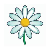 Beautiful Flower Minimalist Floral Illustration vector