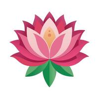 Beautiful Flower Minimalist Floral Illustration vector