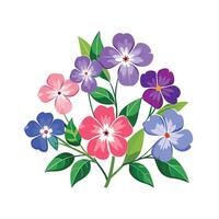 Beautiful Flower Minimalist Floral Illustration vector