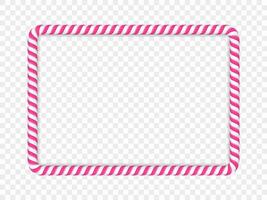 Candy Cane Frame vector