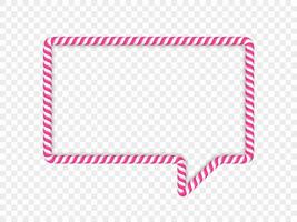 Candy Cane Frame vector