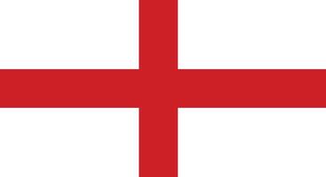 England Flag Simple Illustration vector