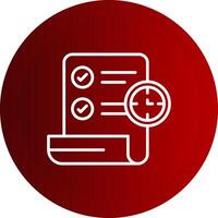 Term Line Button Icon vector