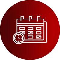 Term Line Button Icon vector
