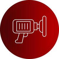 Polisher Line Button Icon vector
